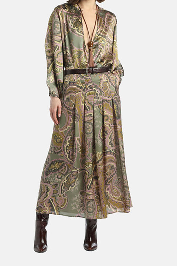 LATERINA PAISLEY PRINT BLOUSE