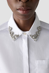 CLASSIC WHITE LONG SLEEVE BUTTON UP SHIRT