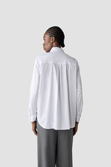 CLASSIC WHITE LONG SLEEVE BUTTON UP SHIRT