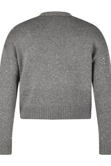 GREY KNIT CARDIGAN