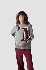 GREY ROUND NECK SWEATER
