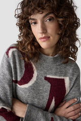GREY ROUND NECK SWEATER