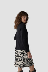 BLACK TURTLENECK KNIT SWEATER