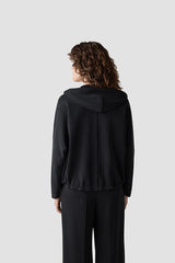 BLACK LONG SLEEVE HOODIE