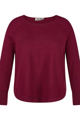 RED LONG SLEEVE SWEATER