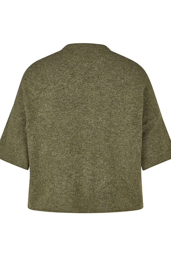 GREEN SHORT SLEEVE RELAXED FIT SHIRT