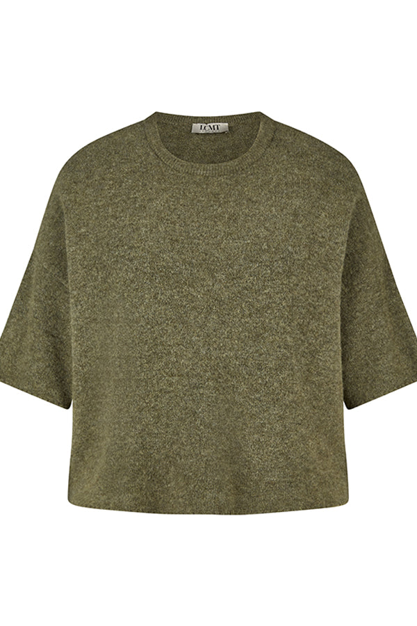 GREEN SHORT SLEEVE RELAXED FIT SHIRT