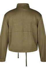 KHAKI ZIP UP JACKET