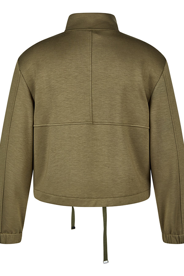 KHAKI ZIP UP JACKET