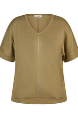 OLIVE SHORT SLEEVE SHIRT