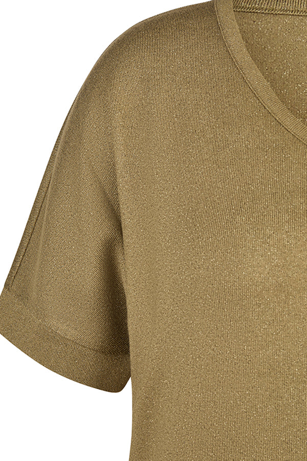 OLIVE SHORT SLEEVE SHIRT
