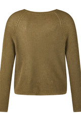 OLIVE GREEN KNIT SWEATER