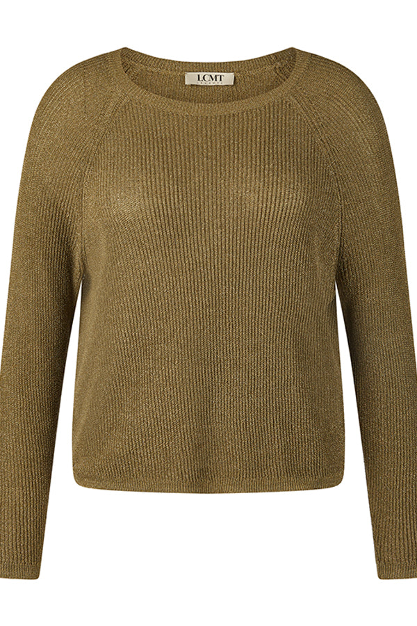 OLIVE GREEN KNIT SWEATER