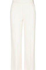 WHITE HIGH WAISTED WIDE LEG TROUSERS