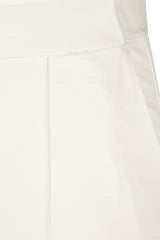 WHITE HIGH WAISTED WIDE LEG TROUSERS
