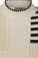 BEIGE KNIT SWEATER