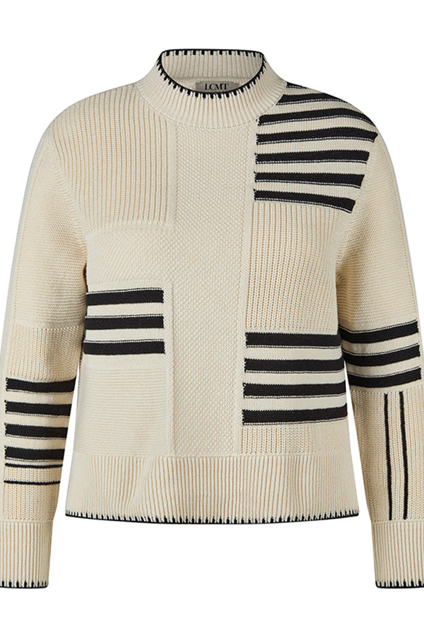 BEIGE KNIT SWEATER