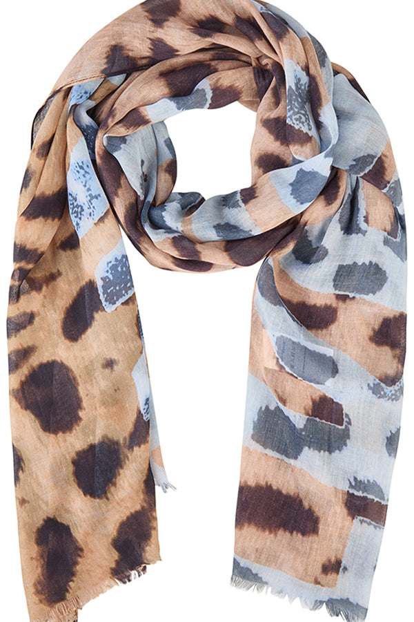 LEOPARD PRINT SCARF