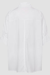 SHIRT COLLAR EMBROIDERY SHIRT BLOUSE
