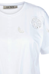 TIE-HEM SHORT SLEEVE BLOUSE