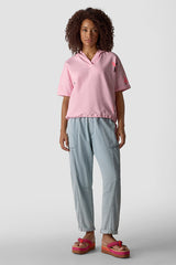 TIE-HEM SHORT SLEEVE SHIRT