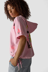 TIE-HEM SHORT SLEEVE SHIRT