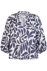 BOTANICAL PRINT BLOUSE