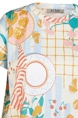 ABSTRACT PRINT SHORT SLEEVE SHIRT