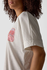GRAPHIC TEXT BACK PRINT T-SHIRT