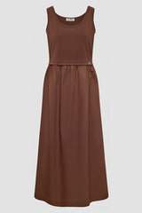 SLEEVELESS FIT FLARE DRESS