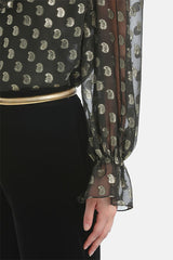 LENTICCHIA SILK BLOUSE