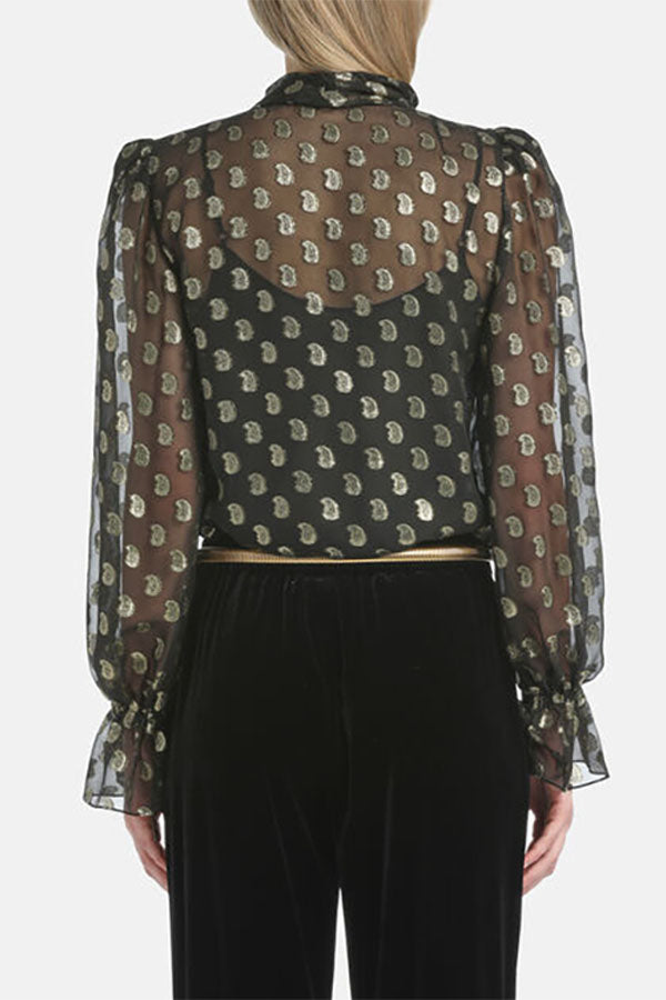 LENTICCHIA SILK BLOUSE