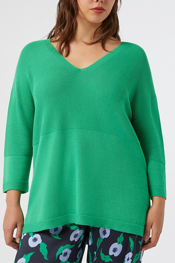 LIBERO SEAMLESS COTTON SWEATER