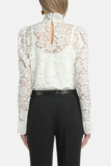 LUCCHETTO WHITE LACE BLOUSE