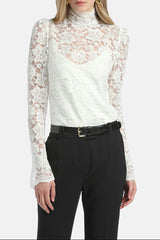 LUCCHETTO WHITE LACE BLOUSE
