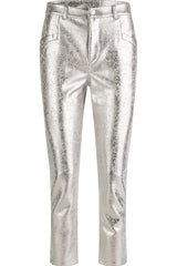 SILVER METALLIC TROUSERS