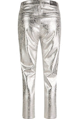 SILVER METALLIC TROUSERS