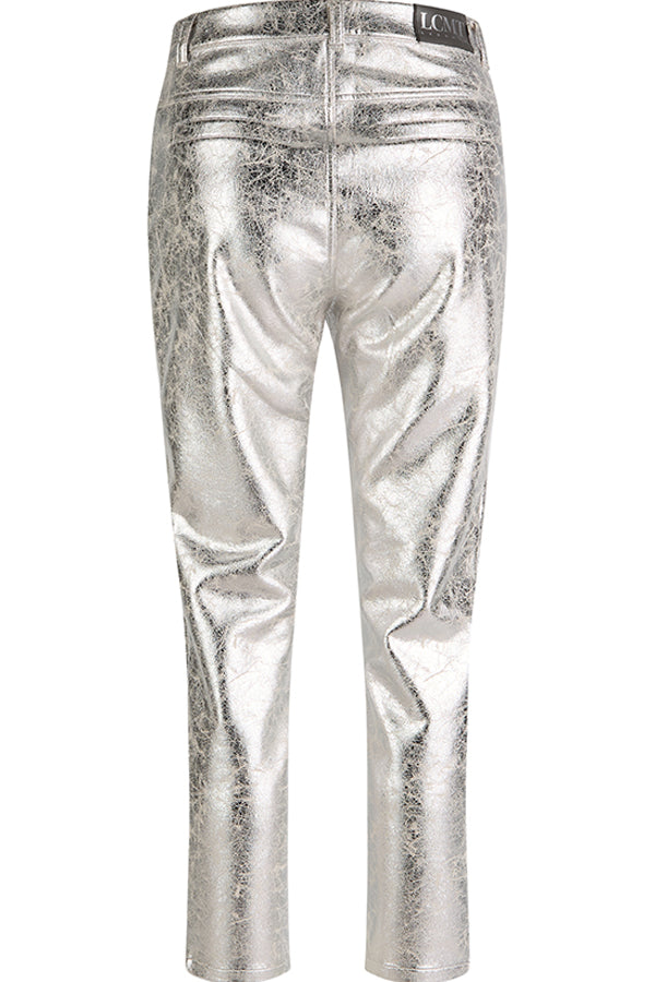 SILVER METALLIC TROUSERS