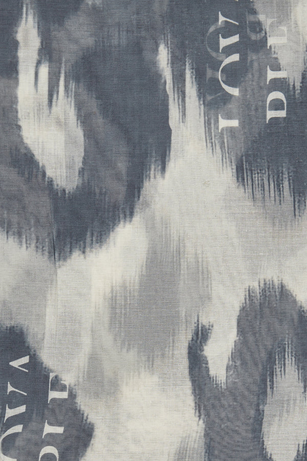 ABSTRACT GREY PRINT LIGHTWEIGHT SCARF