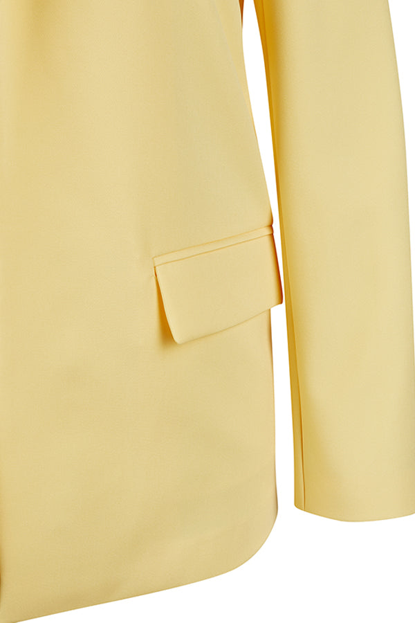 YELLOW LOOSE BLAZER