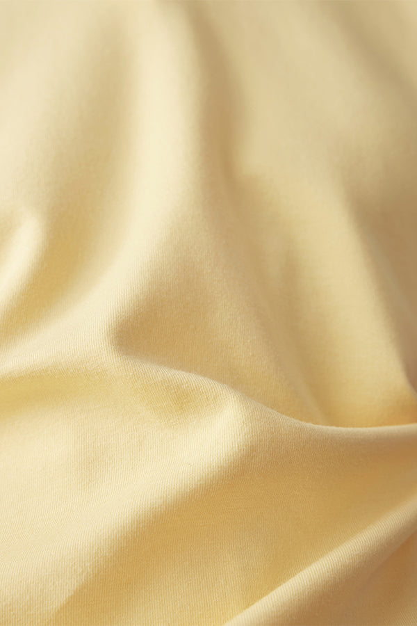 YELLOW PRINTED BACK HOODIE