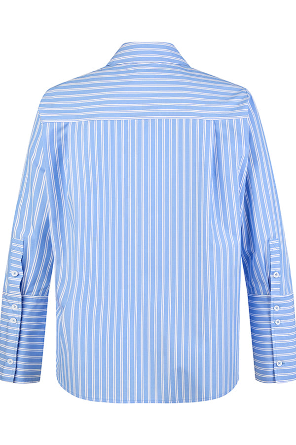 STRIPED MESSAGE SHIRT