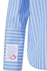 STRIPED MESSAGE SHIRT