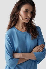 LOOSE LIGHT BLUE T-SHIRT