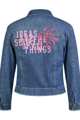 PRINTED DENIM JACKET