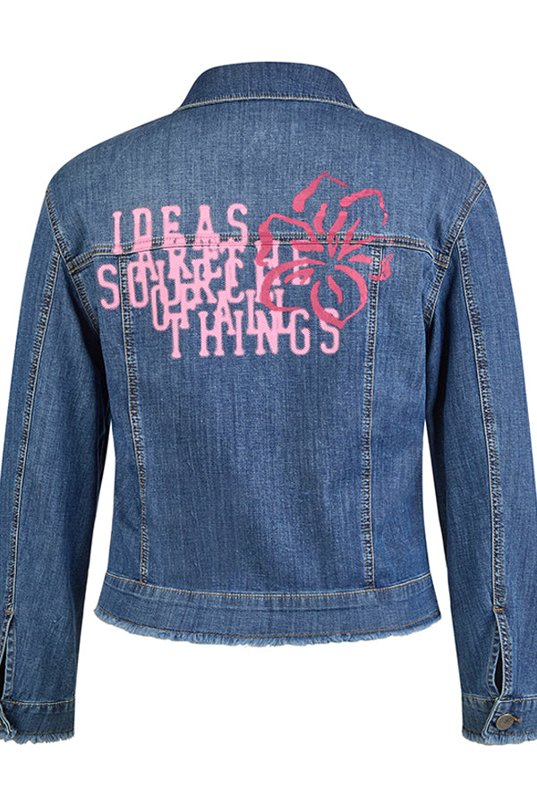 PRINTED DENIM JACKET