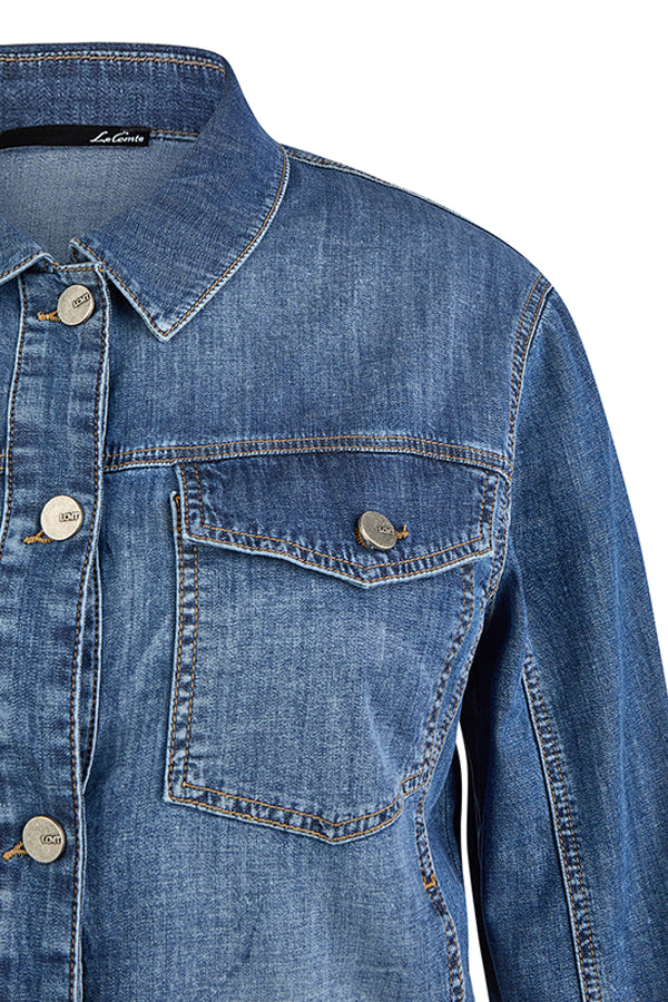 PRINTED DENIM JACKET