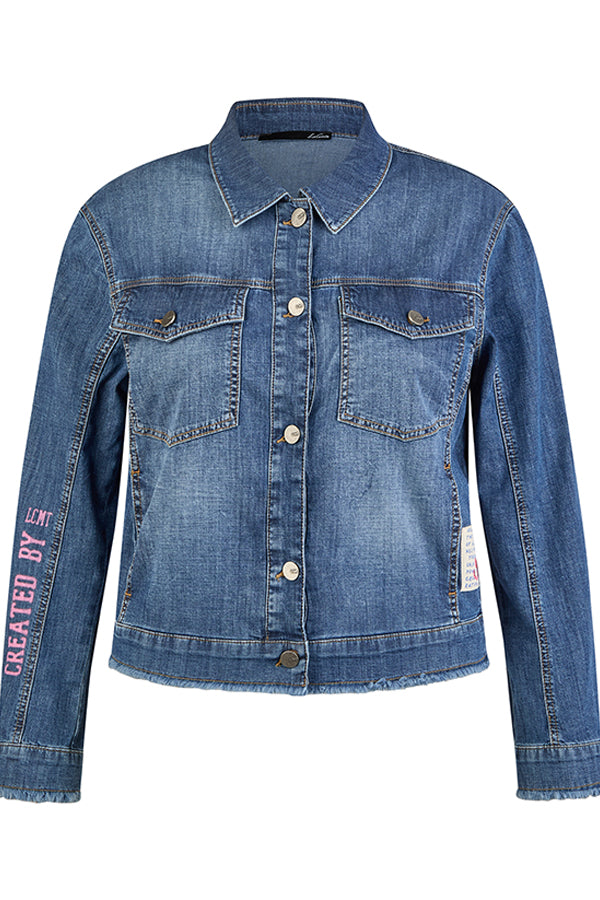 PRINTED DENIM JACKET