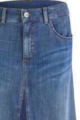 LONG DENIM SKIRT
