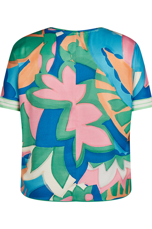 JADE FLORAL PRINT T-SHIRT